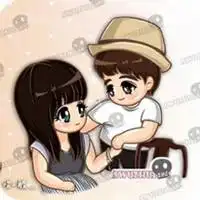  结婚照卡通情侣头像微信头像图片大全