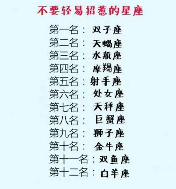  十二星座对待感情态度,十二星座是什么公主,双子座不要轻易招惹