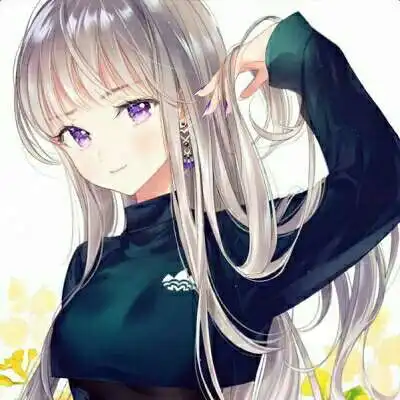  动漫头像女生唯美长发不饮烈喉酒不等不归人