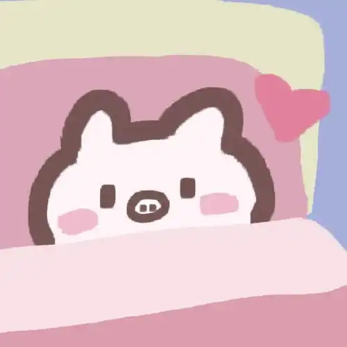  可爱兔兔猪猪头像系列三