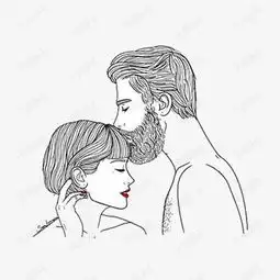  手绘情侣头像素材图片免费下载高清卡通手绘psd千库网图片编号7578684