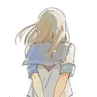  动漫男生女生背影