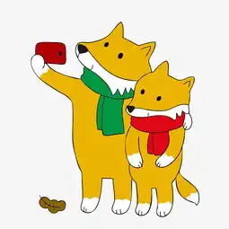  七夕秋季情侣狐狸自拍图片素材其他格式下载动漫人物大全