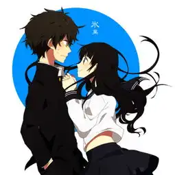  冰果动漫情侣cp一男一女