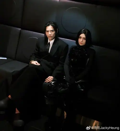  向佐郭碧婷合体拍写真夫妻俩全黑造型过于前卫
