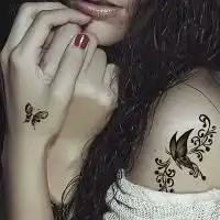  社会澎湃女纹身头像图片大全微信头像图片大全