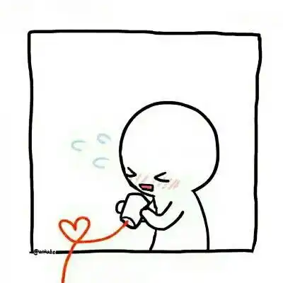  小白人情侣头像一对简笔画可爱小人系列