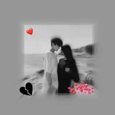  好看黑白情侣头像,最经典特好看的美化版本