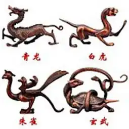  简笔画白虎青龙麒麟朱雀玄武怎么画