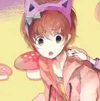  非主流卡通情侣头像一左一右