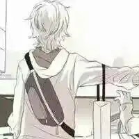  求几对黑白头像情侣的背影