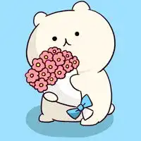  可爱动漫情侣头像一左一右,自然呆,自然萌