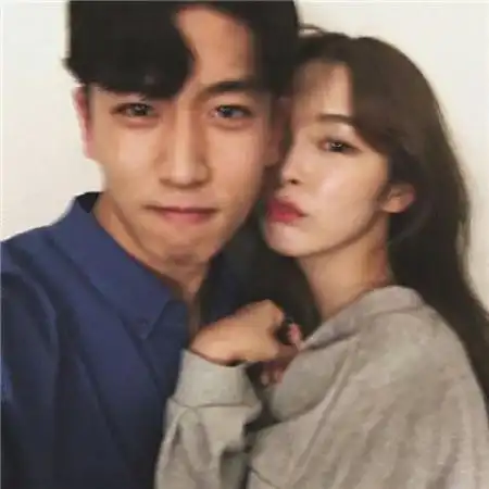  个性搞怪真人情侣头像,终究只有一颗初恋的心