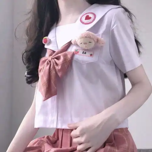 有哪些好看的汉服和jk制服在一起的情头呀,和闺蜜的,还有情侣名呦