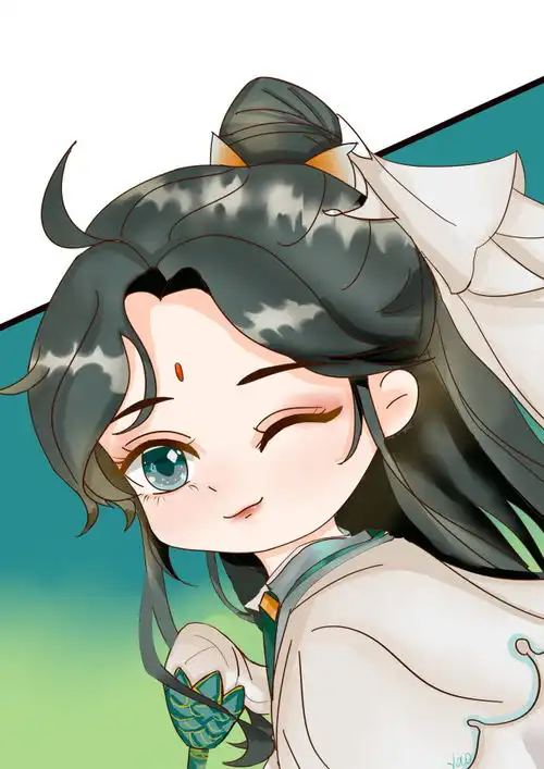  天官赐福漫画风师娘娘邀请谢怜女装,怜怜的表情xswl