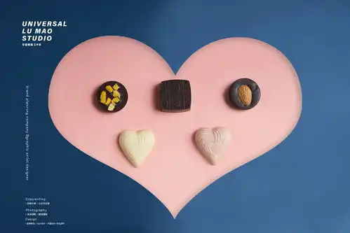  电商巧克力礼盒情人节礼物悬浮小人像摄影