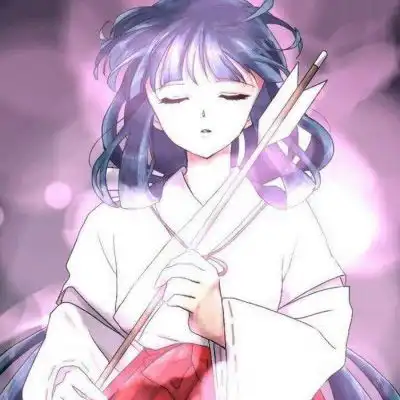  犬夜叉桔梗头像最新款动漫人物桔梗微信头像