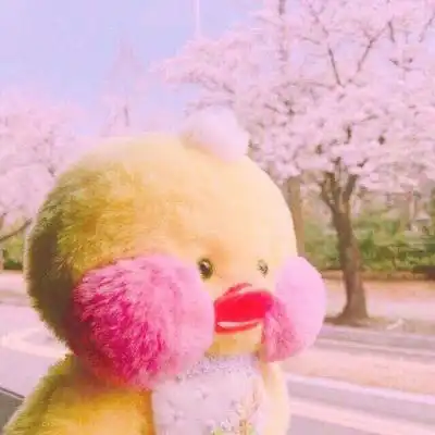  小黄鸭微信头像抖音网红小黄鸭