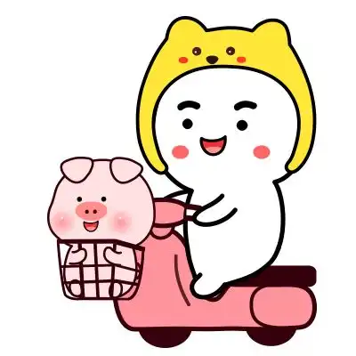  小笨猪头像微信表情包小笨猪情侣头像