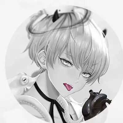  暗系头像男生动漫暗系人物卡通图片