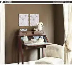  奇居良品美式高档树脂家居饰品摆件招财情侣鹿墙面壁挂壁饰预定