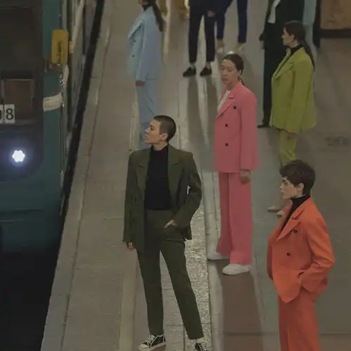  原宿风复古情侣头像