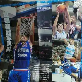  篮球明星海报姚明世锦赛冠军风采
