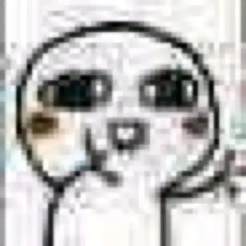  小白人头像非高清,模糊警告第一期