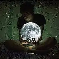  两个手抱着月球的头像微信头像图片大全