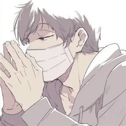  戴口罩的动漫头像男生,比较适合现在特殊时期使用的