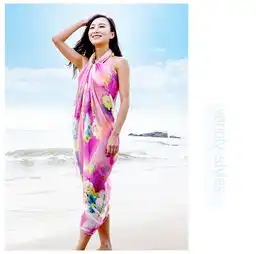  超大雪纺丝巾女春秋防晒长款围巾披肩两用夏季纱巾海边沙滩巾百搭