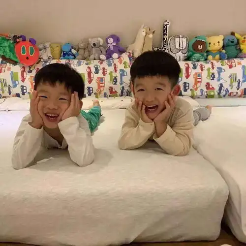  范玮琪晒双胞胎儿子搞怪照,一模一样的兄弟俩眼睛差别却太大