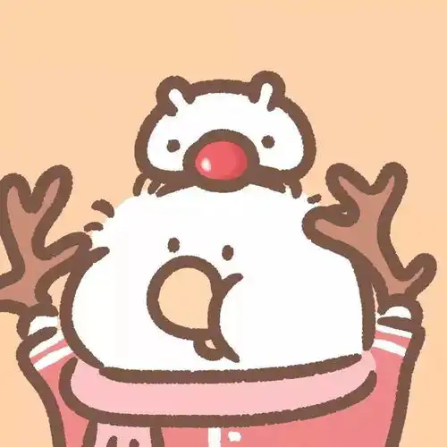  超可爱圣诞节情侣头像,送给特别的你