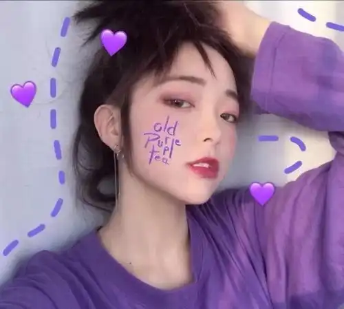  紫色头像我又不脆弱