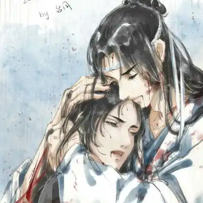  魔道祖师情侣头像图片