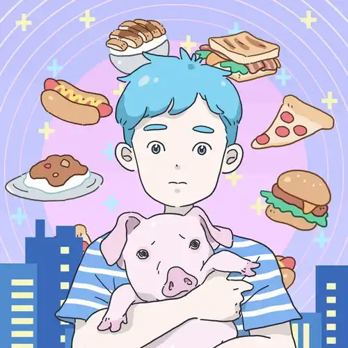  插画甜甜的古早味