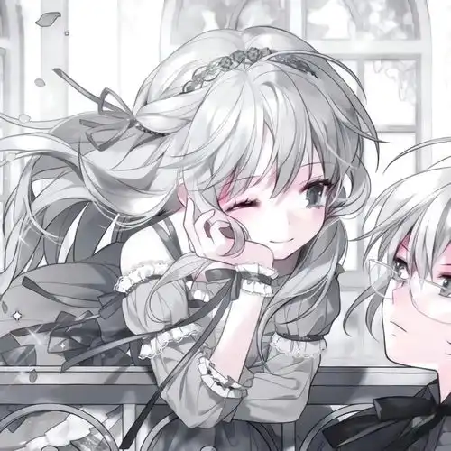  动漫情侣头像你跟我走吗我会买甜甜的甜甜圈