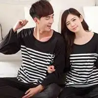  情侣头像男女合照睡衣穿睡衣的情侣头像一对两张
