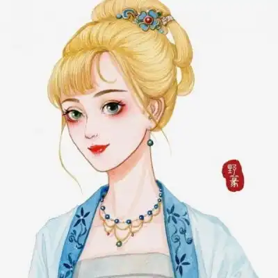  迪士尼公主手绘古风女头你是我的女生头像我要个性网