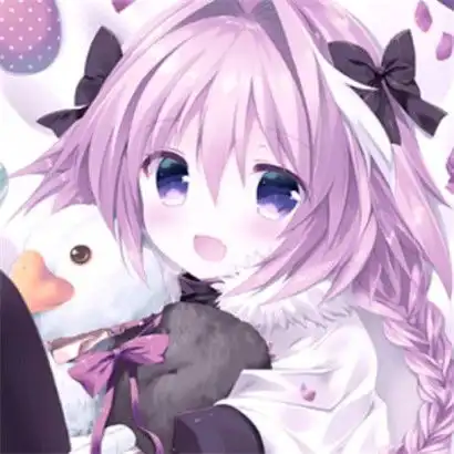  qq女生动漫头像呆萌可爱紫色系唯美图片大全