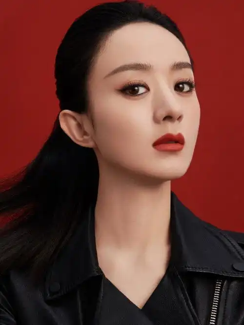  赵丽颖全新写真a爆了一袭高马尾搭红唇效果又美又飒名门泽佳