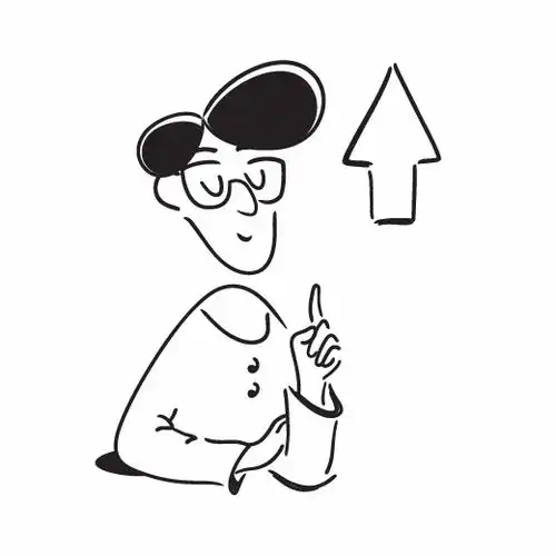  可爱小人简约黑白线条小人插画一笔画潮流插画人物动作开心生气占位符图标贴纸免扣2d卡通插画手绘png免抠素材108插画简约线条小人