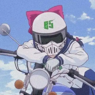  江淮机车jk动漫女头头盔配蝴蝶卡通动漫头像我要个性网