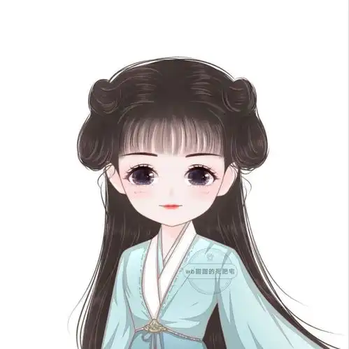  最近很火的古风头像,古装男女头像情侣头像