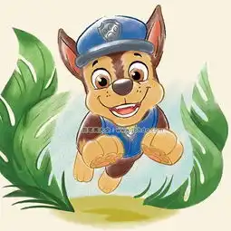  汪汪队成员插画图片