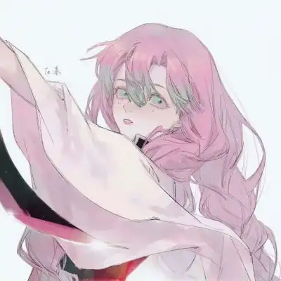  念动漫卡通手绘女生头像