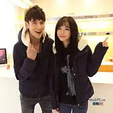  有木有比较好看的情侣外套,要引人注目的出众的,求图