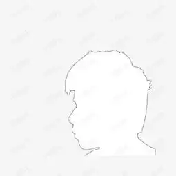  男子侧脸轮廓素材图片免费下载高清png千库网图片编号8216373