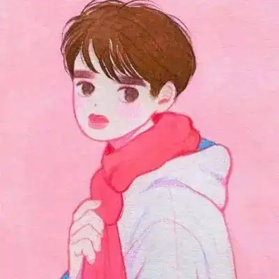  二次元卡通情侣头像两张一男一女