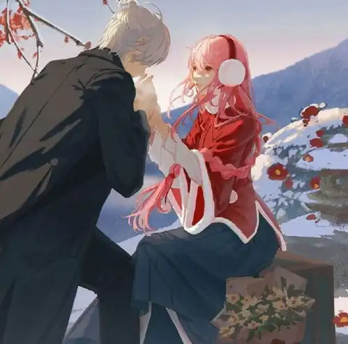  动漫头像情侣头像,浪漫约会腾讯新闻